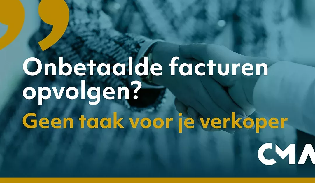 Onbetaalde facturen? Houd je sales erbuiten.