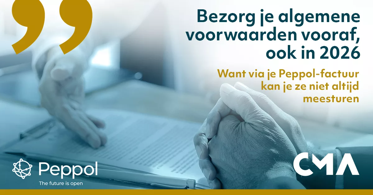 Bezorg je algemene voorwaarden vooraf, ook in 2026