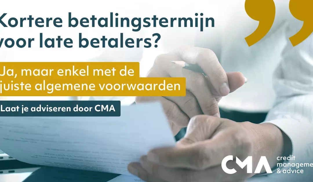 Kortere betalingstermijn voor late betalers