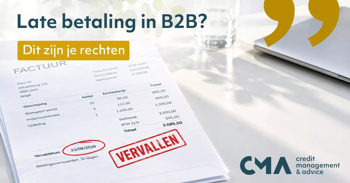 Actief in B2B? Dit zijn je rechten bij late betalingen